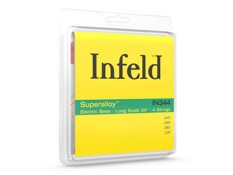 Thomastik THIN-344 Infeld Superalloy string set bass, superalloy hexcore, longscale: 34