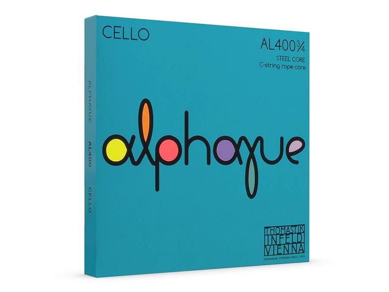Thomastik THAL-400-34 Alphayue cello string set 3/4 medium