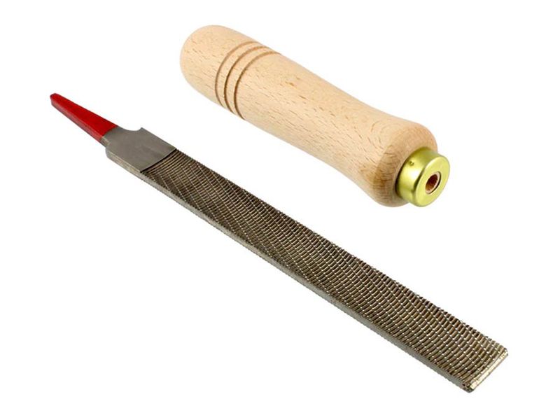 Allparts 16mm extra fine flat wood carving file