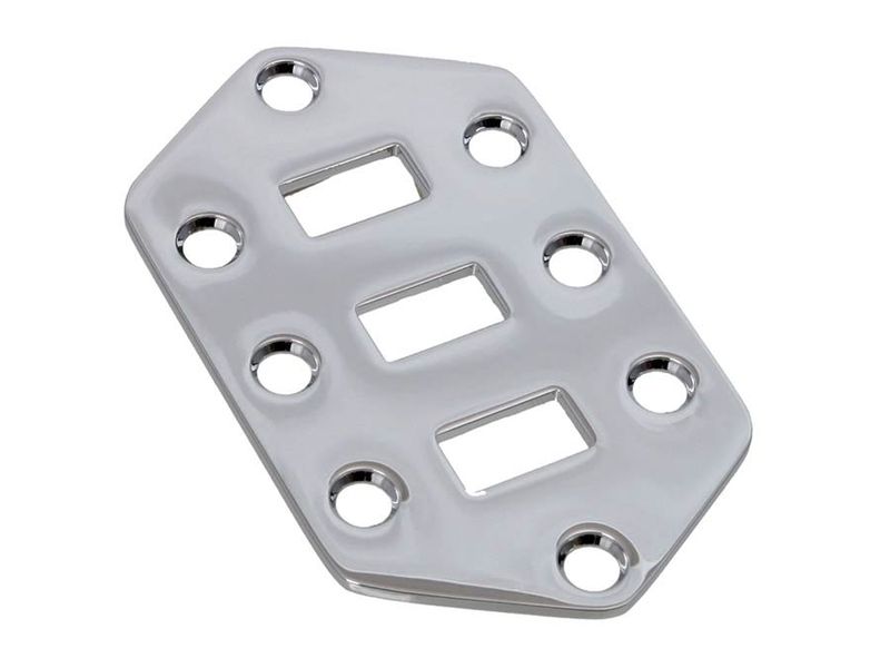 Allparts Switch Plate for Jaguar® Chrome