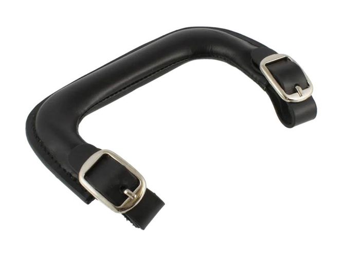 Hovedbilde Allparts leather instrument case handle, black
