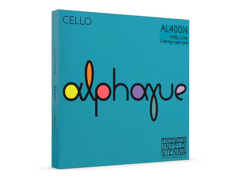 Thomastik THAL-400-18 Alphayue cello string set 1/8 medium