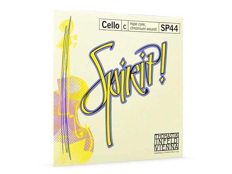 Thomastik THSP-44 Spirit! cello string C-4 4/4 medium, rope core, chrome
