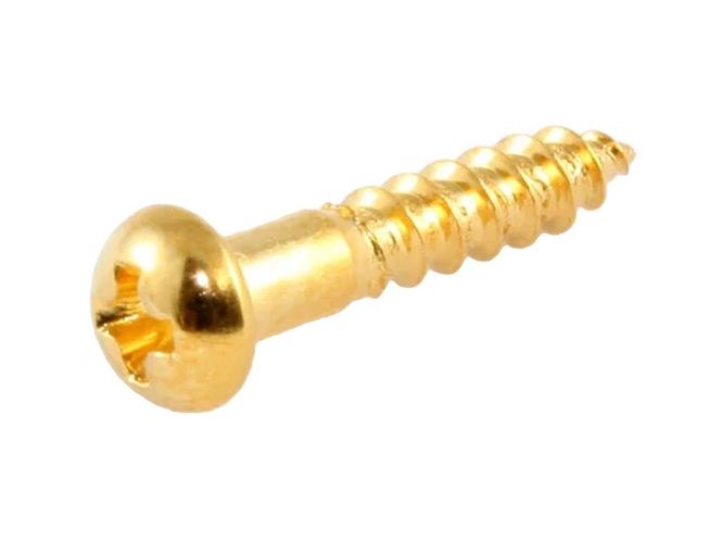 Hovedbilde Allparts Long Machine Head Screws Gold 16-p