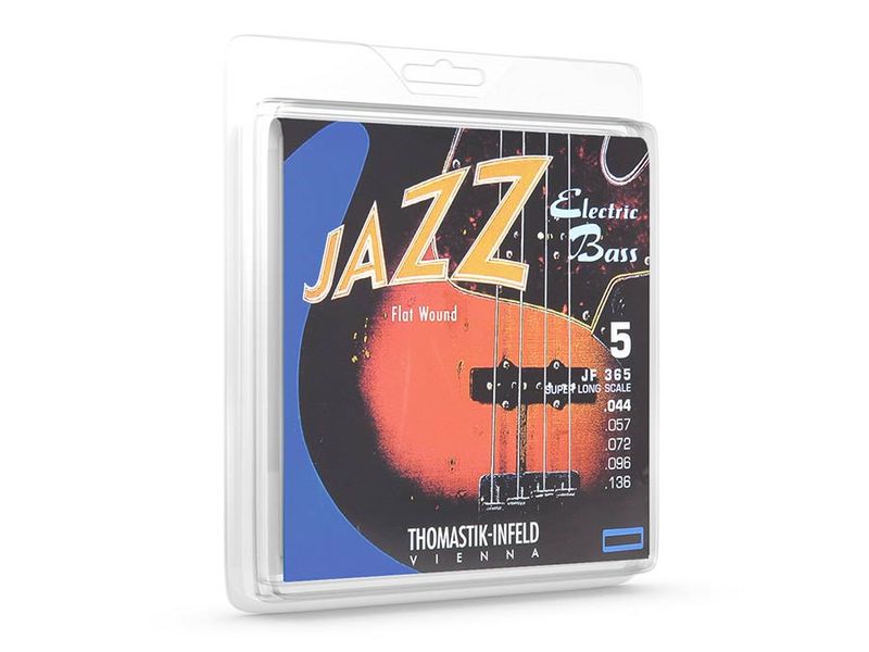 Thomastik THJF-365 Jazz string set 5-stings bass, super longscale, nickel flatwound, 044-057-072-096-136