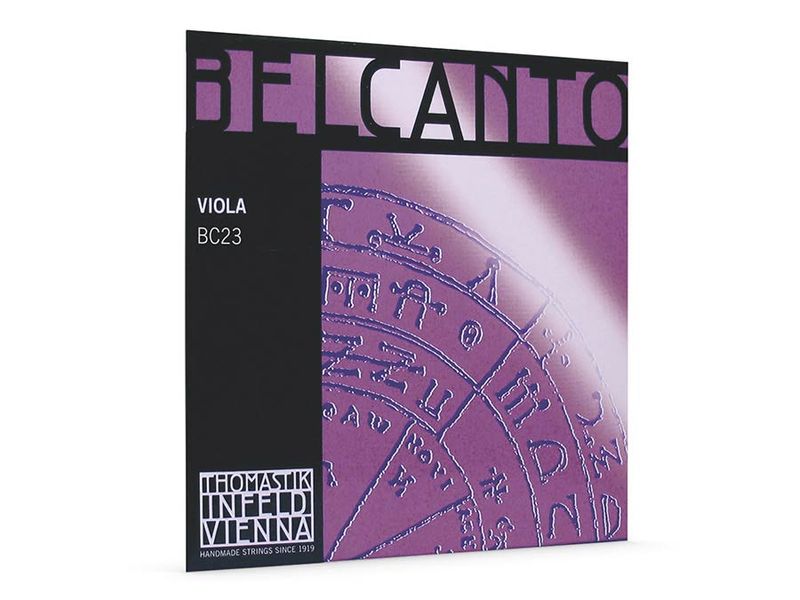 Thomastik TH-BC-23 Belcanto viola string G-3 (string length 37cm), rope core, silver wound