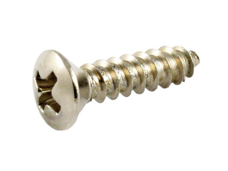 Allparts Bulk Pack of Pickguard Screws Nickel 100-p
