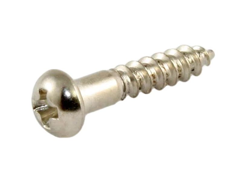 Allparts Long Machine Head Screws Nickel 16-p