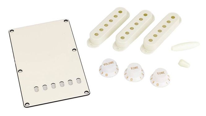 Hovedbilde Allparts accessory kit for Strat, parchment, ...
