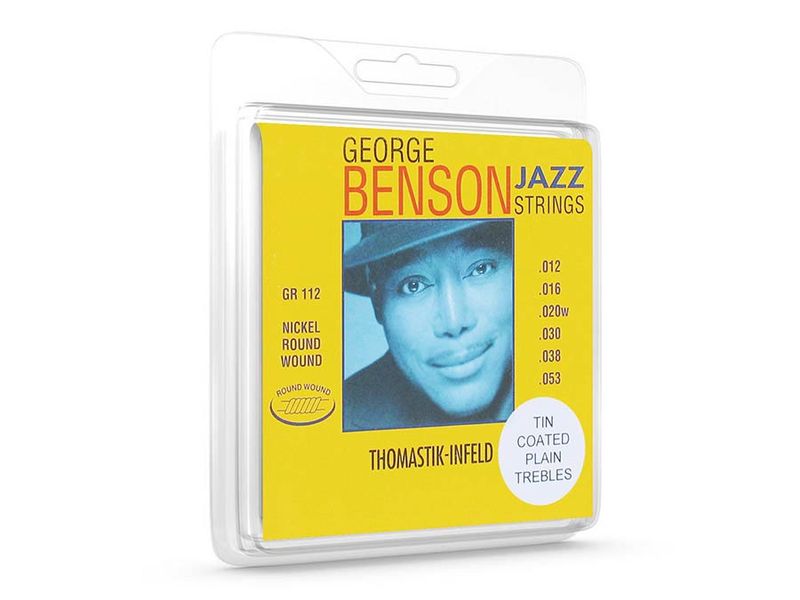 Thomastik THGR-112T George Benson Signature string set electric, nickel roundwound, 012-016-020-030-038-053  tinplated trebles