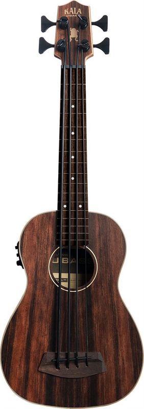 Kala UBASS-EBY-FL. Ebony U-Bass Fretless m. Bag