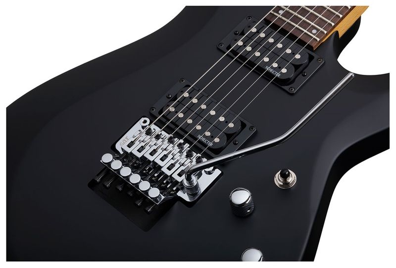 Schecter C-6 Deluxe Floyd Rose Satin Black