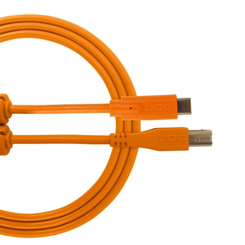 UDG Gear Ultimate Audio Cable USB 2.0 C-B Orange Straight 1,5 m