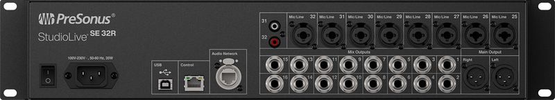 PreSonus StudioLive SE 32R - Digital rack mixer