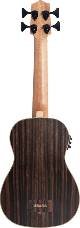Kala UBASS-EBY-FL. Ebony U-Bass Fretless m. Bag