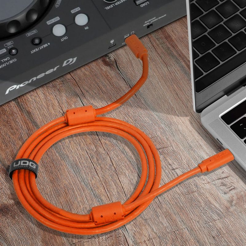 UDG Gear Ultimate Audio Cable USB 3.2 C-C Orange Straight 1,5 m