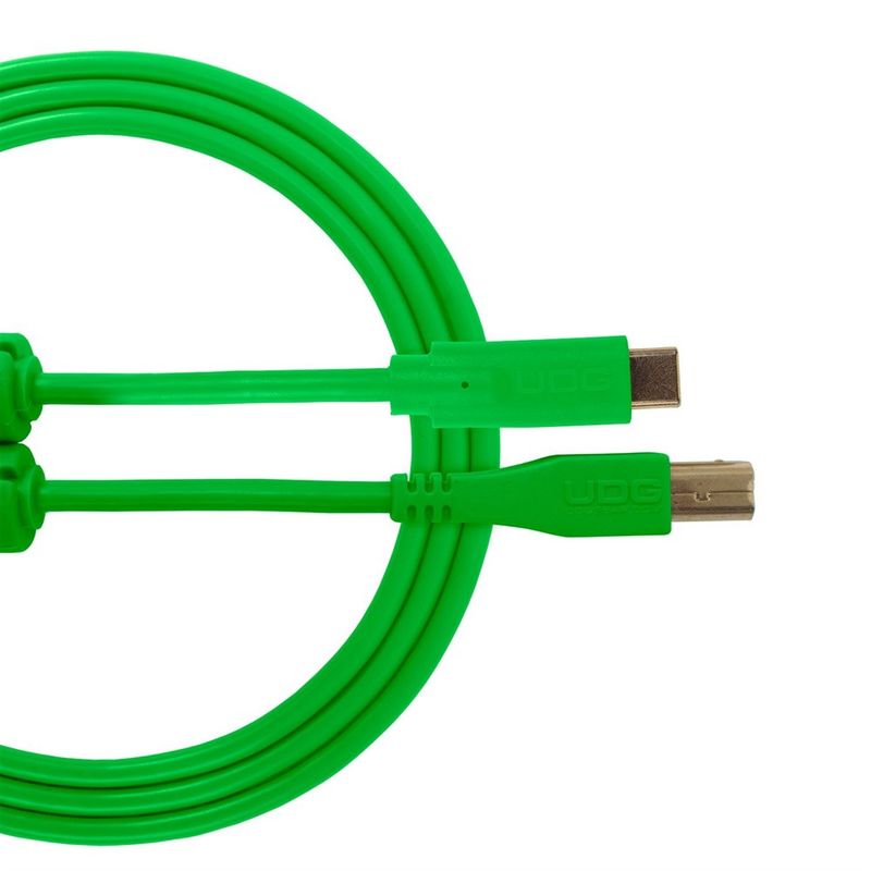 UDG Gear Ultimate Audio Cable USB 2.0 C-B Green Straight 1,5 m