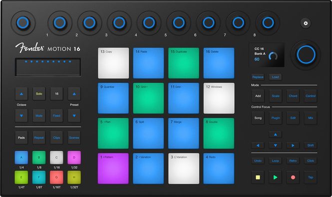 Hovedbilde Fender Studio Motion 16 - 16-pad production and ...