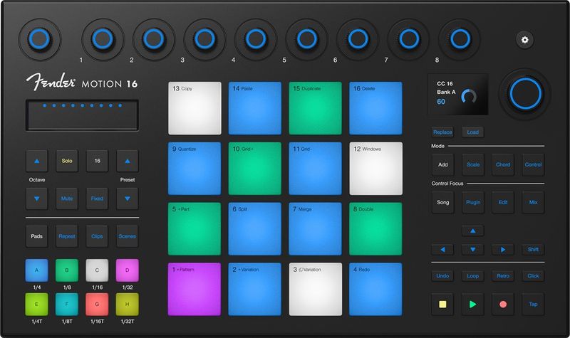 Fender Studio Motion 16 - 16-pad production and performance controller