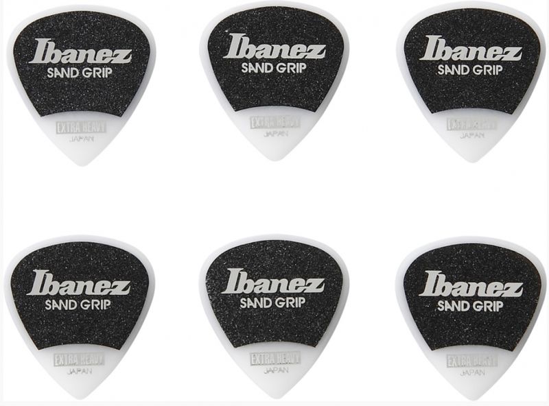 Ibanez Grip Wizard PPA16XSG-WH plekter 6stk