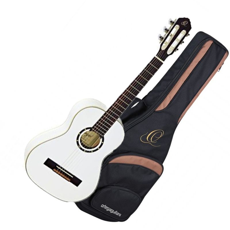 Ortega R121-1/2WH White m/bag