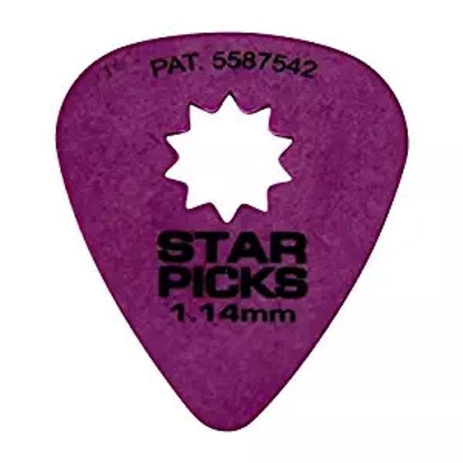 Hovedbilde STAR PICKS 1.14MM PURPLE 12stk
