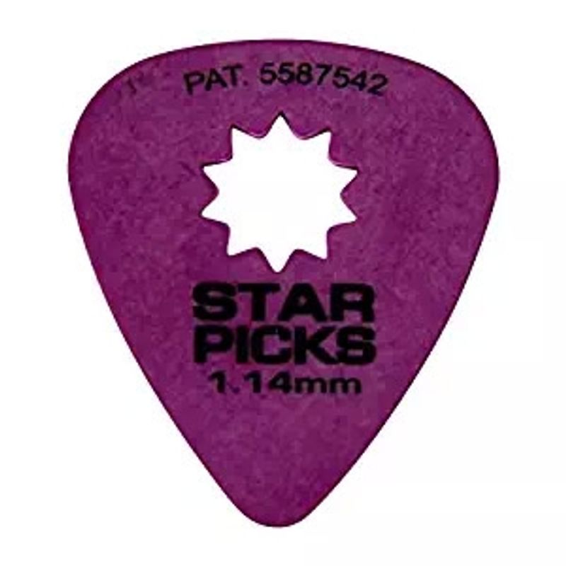 STAR PICKS 1.14MM PURPLE 12stk
