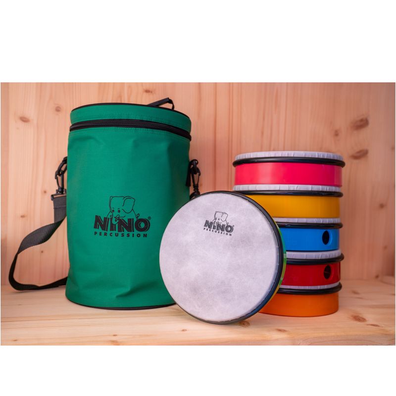 NINO Percussion NINOSET45 Percussion sortiment 6 pcs, 8'' med ba