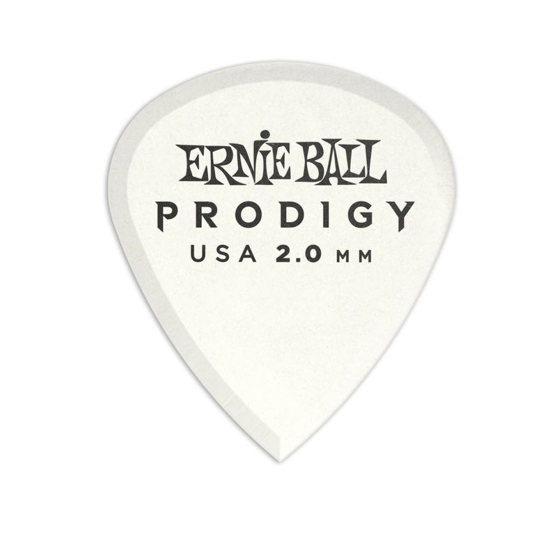 Ernie Ball EB-9203 2,0mm White Mini Prodigy picks 6stk