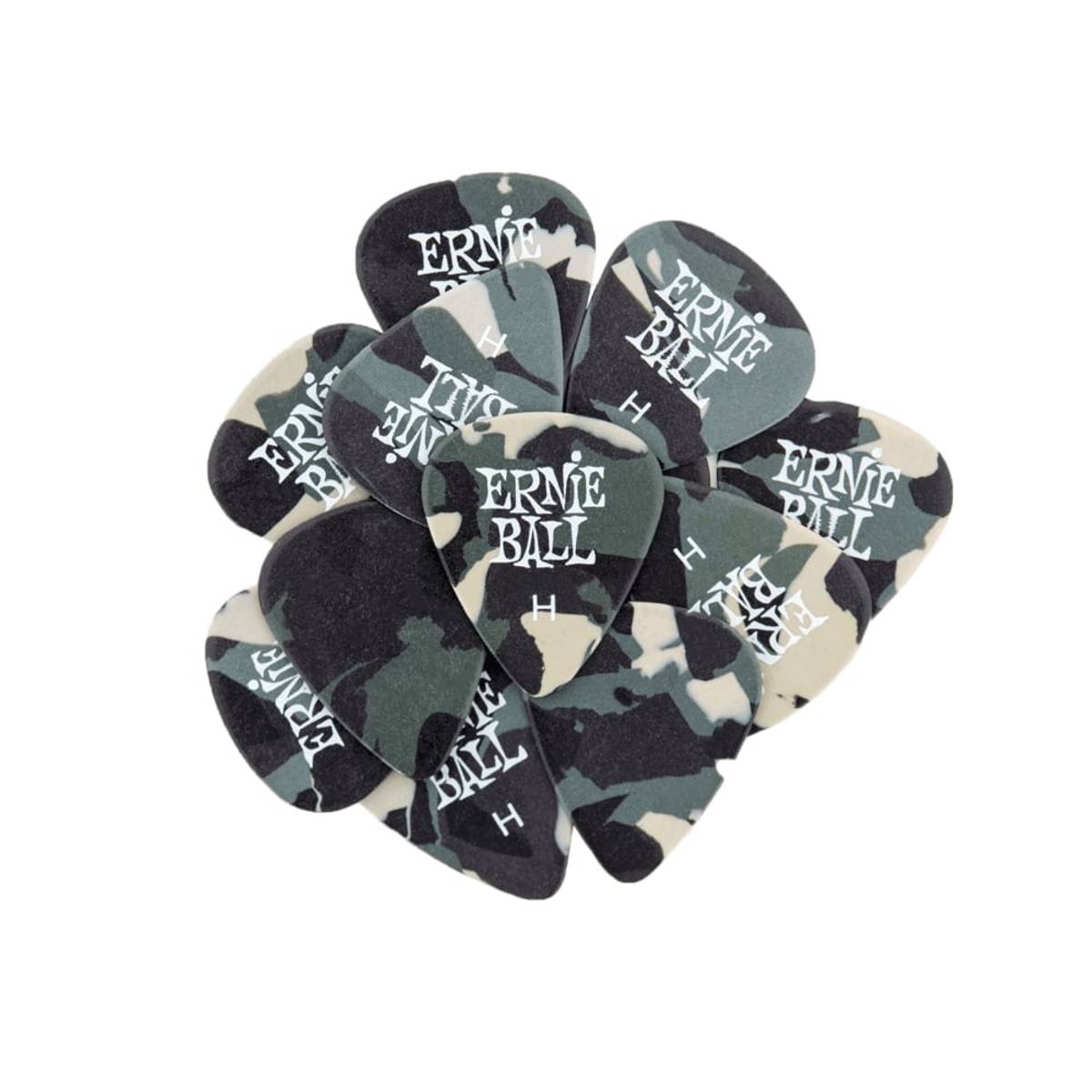 Ernie Ball EB-9223 Camo Pick Heavy (12-pack)