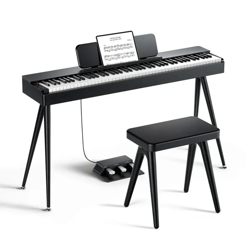Donner Oura S100 Digitalpiano Svart Matt