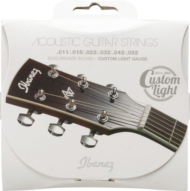 Hovedbilde Ibanez IACS62C Strengesett, Akustisk 11-52 Custom ...