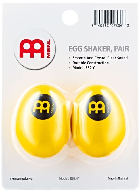 Hovedbilde Meinl Egg Shaker Pair, Yellow
