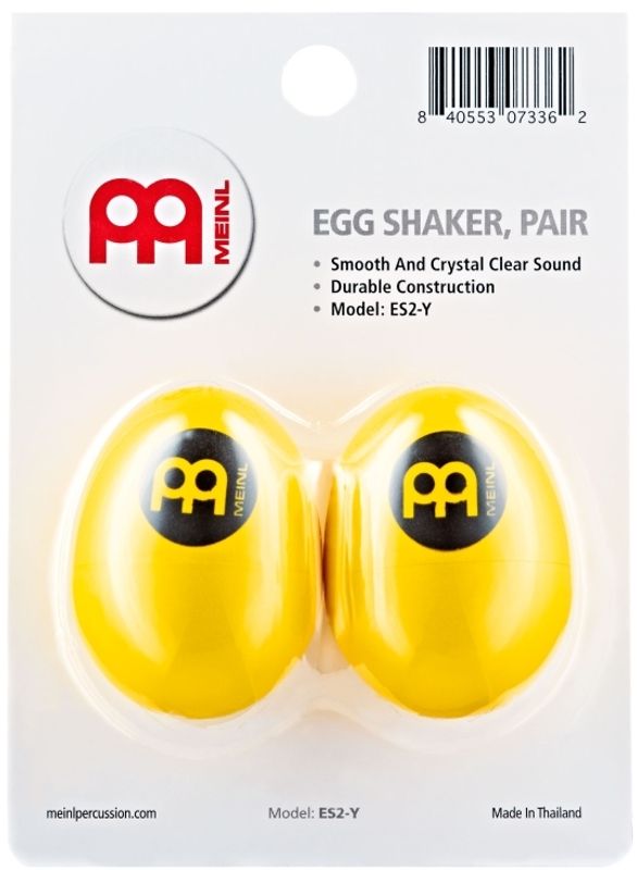 Meinl Egg Shaker Pair, Yellow
