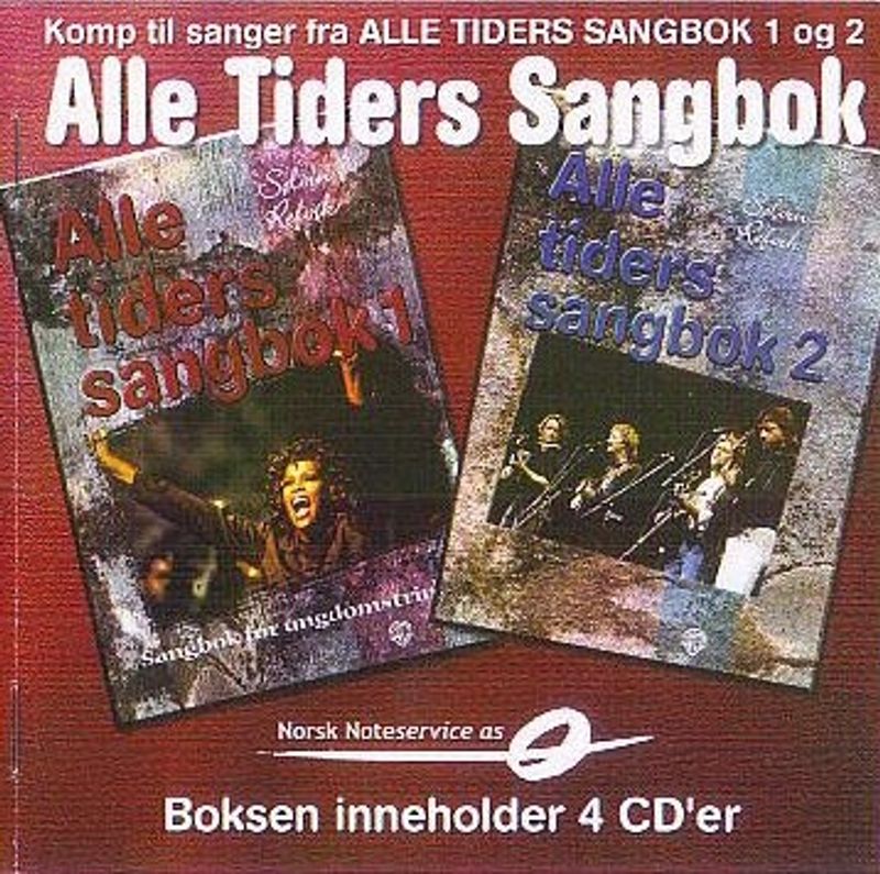 Alle tiders sangbok - Boks med 4 CD´er
