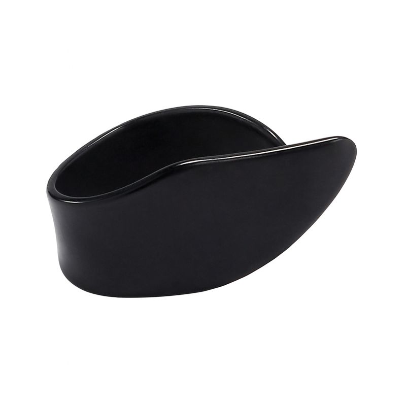 D'Addario NP8B PW National Thumb pick, Large, Celluloid Black 1 stk