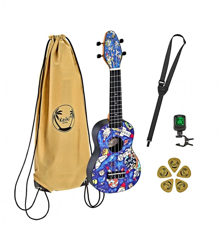 Ortega K2-SP Keiki Sopran Paket - Spaceman