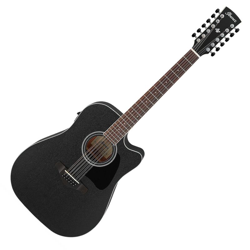 Ibanez AW8412CE-WK Weathered Black