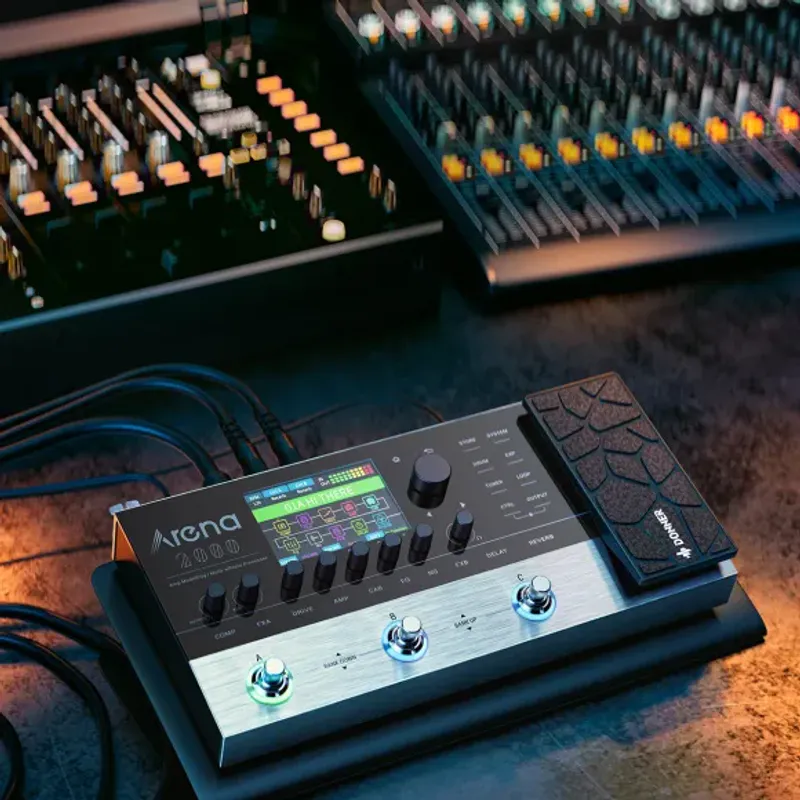Donner Arena 2000 gitar-multieffekt-pedalboard  