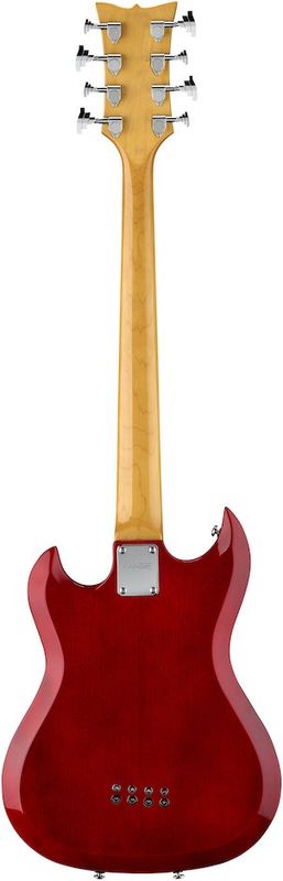Hagstrom H8II 8-stringed Bass Wild Cherry Transparent