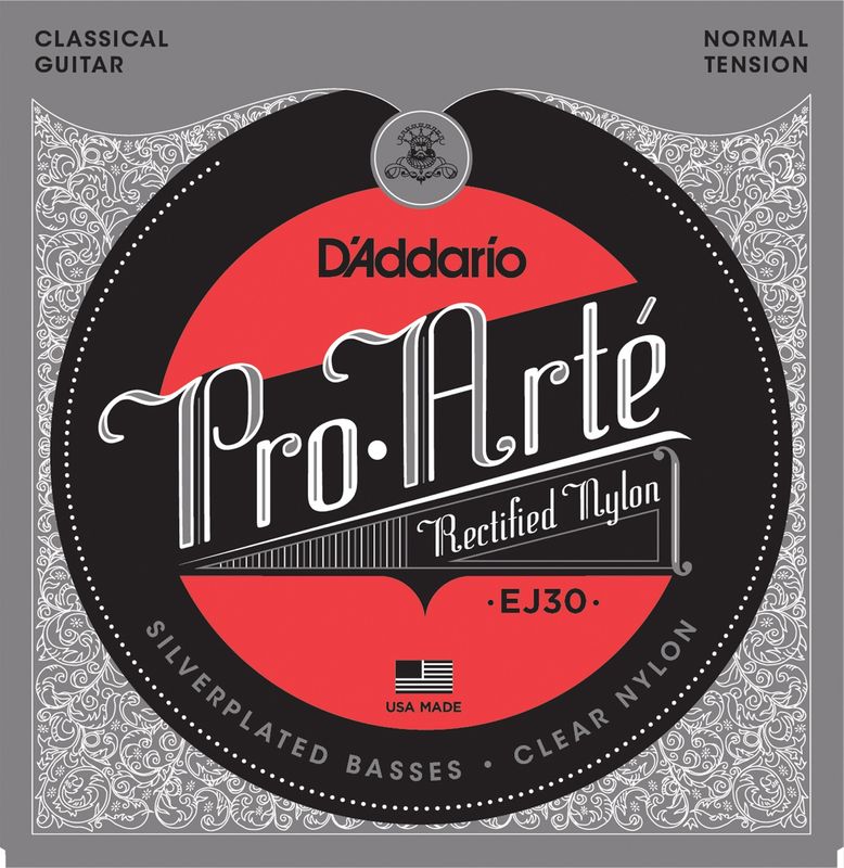 Daddario Fretted EJ30 Nylonstrenger Normal Tension