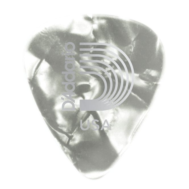 Hovedbilde D'Addario 1CWP4-25 White Pearl Medium 25stk