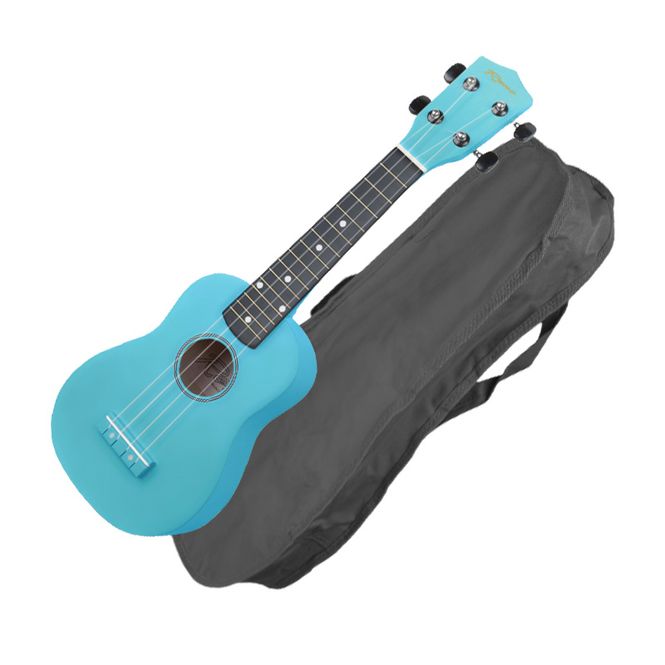 Hovedbilde Reno RU150-LBL Sopran ukulele med trekk