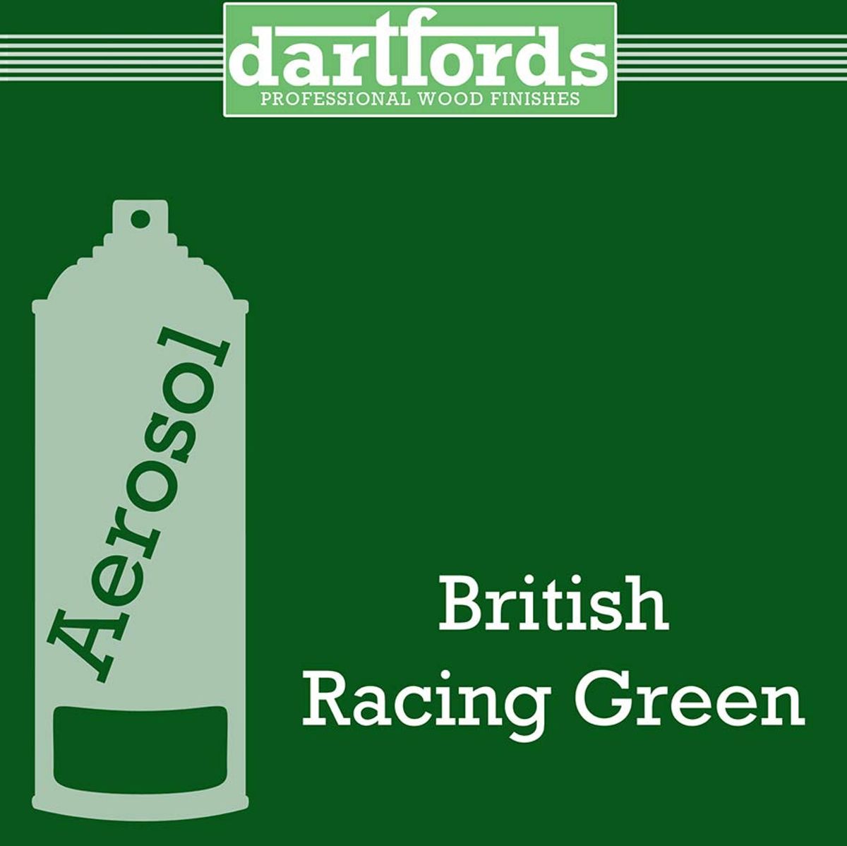 Dartfords FS5638 Nitrocellulose Paint British Racing Green - 400ml aerosol
