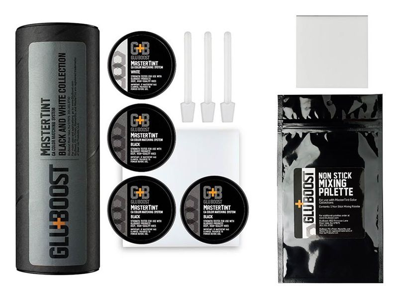 Gluboost MasterTint GBMTBLWKIT colour additives for cyanoacrylic