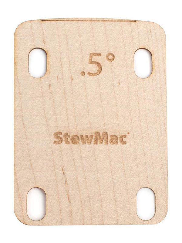StewMac neck shim 0.50 degree shaped for electric bolt-on neck g
