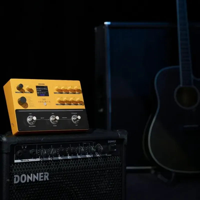 Donner APL akustisk gitar-multieffekt-pedalboard