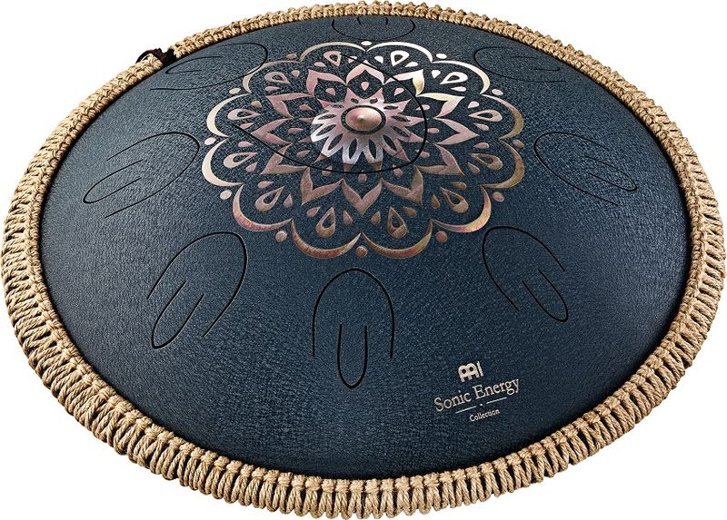 Meinl OSTD2NBE Octave Steel Tongue Drum D Amara Engraved, Navy