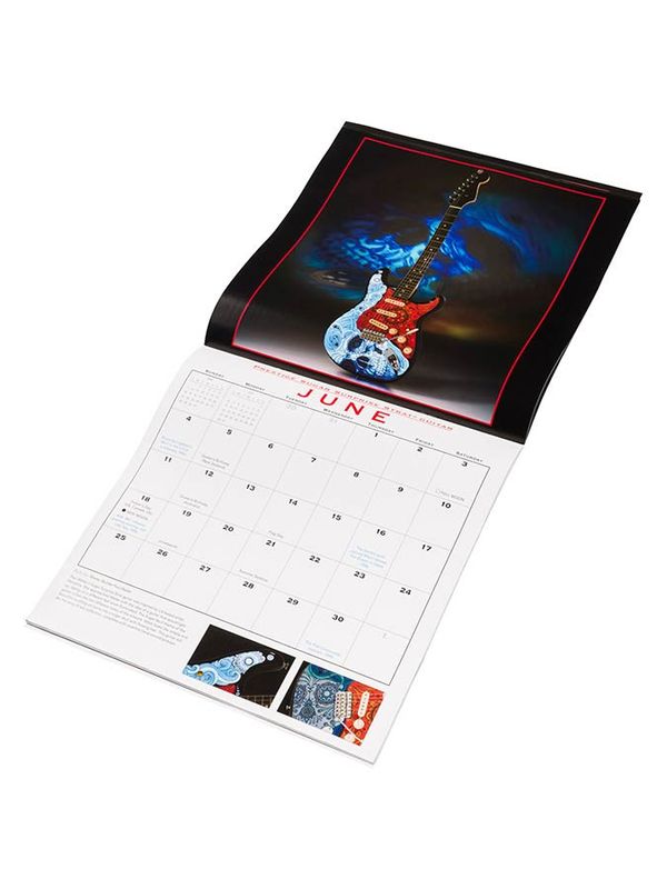 Fender Custom Shop Series 2024 Guitar Calendar, 13 timeless classi