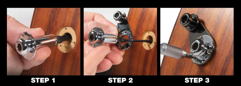 MusicNomad MN273 Acoustilok 3-Screw Jack